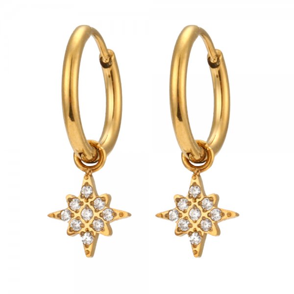 INS Fashion Popular Cross Eardrop Jewelry