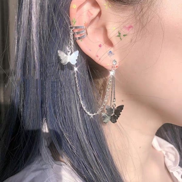 hook Stainless Steel Ear Clips Double pierced Earring Earrings Women Girls Jewelry