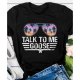 TALK TO ME GOOSE Sunglasses Printed Short Sleeve T-shirt