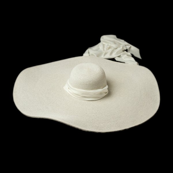 Large Eaves Straw Hat Concave Shape Outdoor Beach Trip